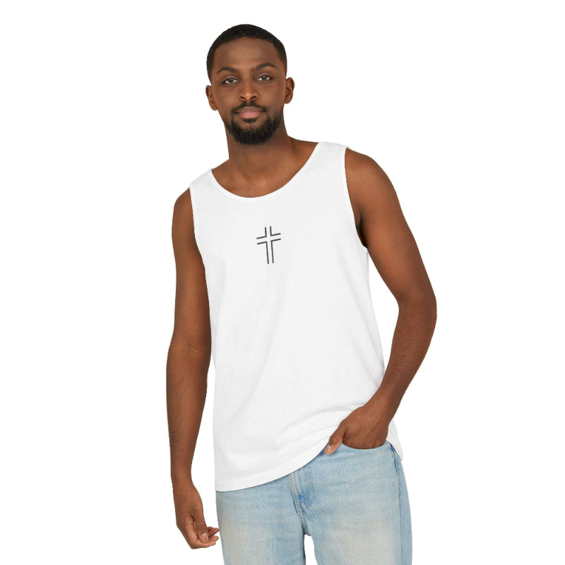 Minimalist | Unisex Cross Design Tank Top