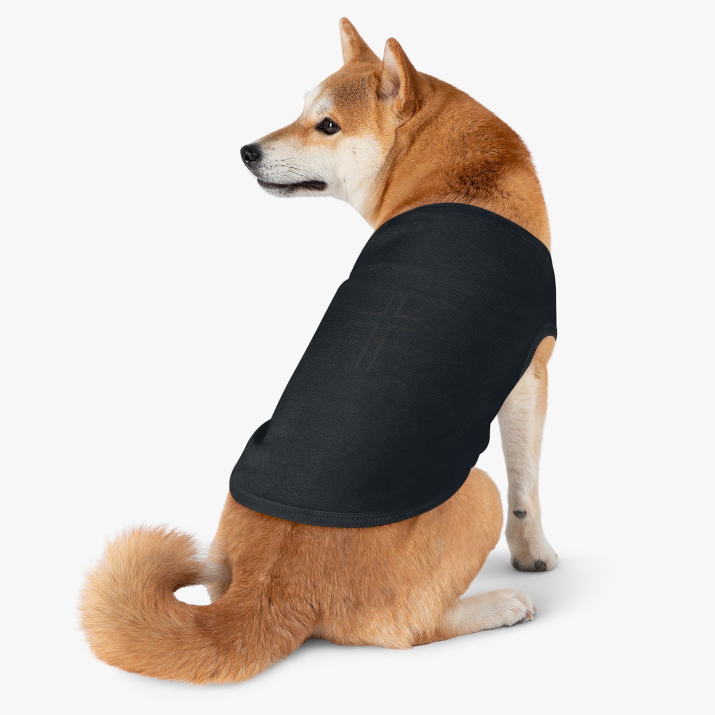 Minimalist | Pet Tank Top with Cross Design