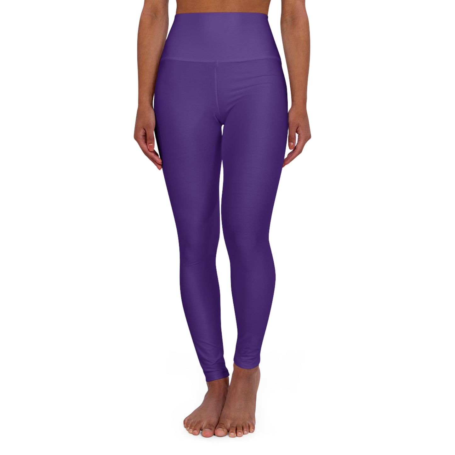 Minimalist | Color High Waisted Fitness Leggings with Cross Design - Perfect for Faith & Fitness