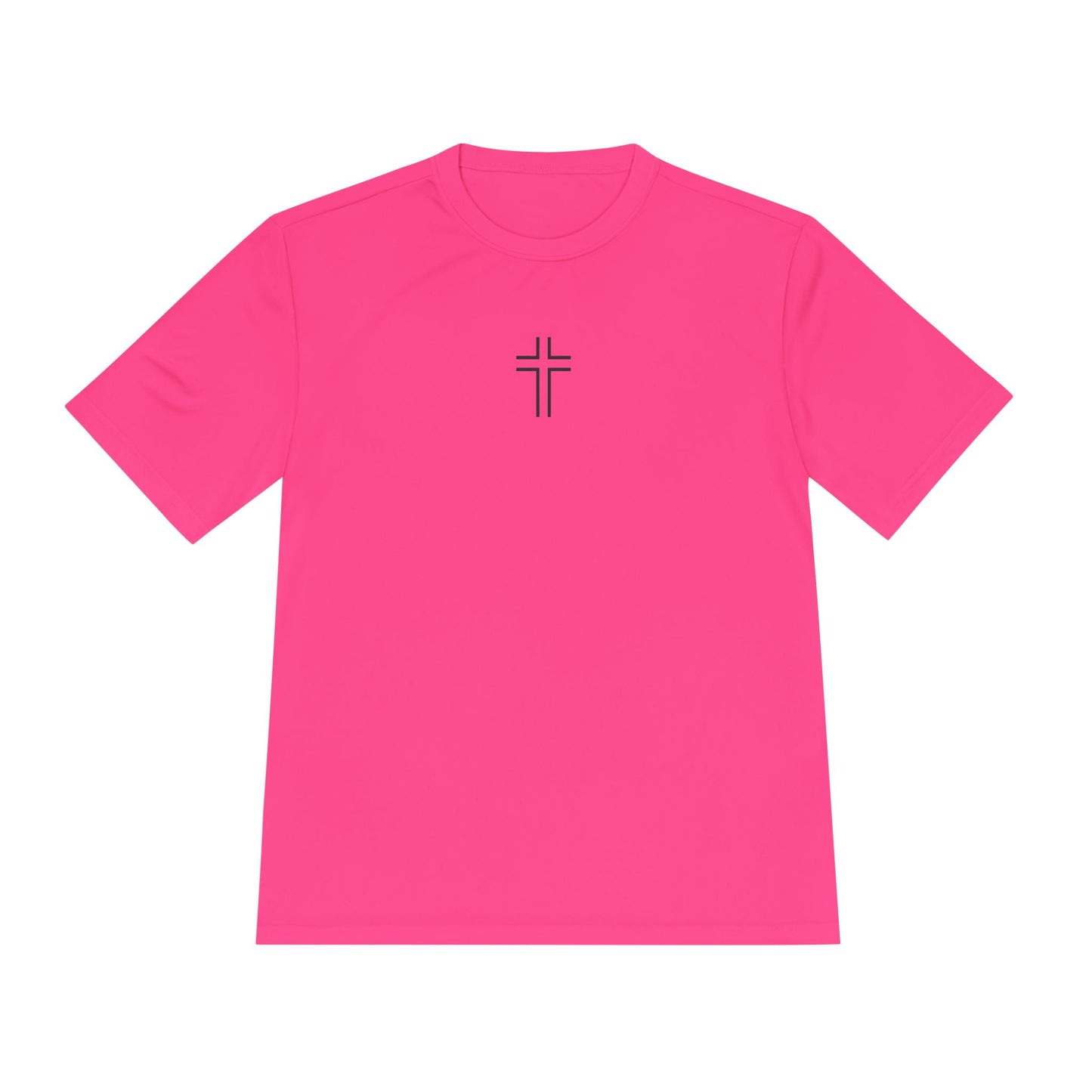 Minimalist | Unisex Moisture Wicking Tee with Cross Design