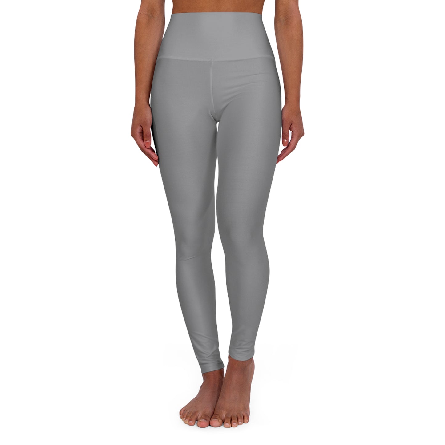Minimalist | Muted High Waisted Fitness Leggings with Cross Design - Perfect for Faith & Fitness