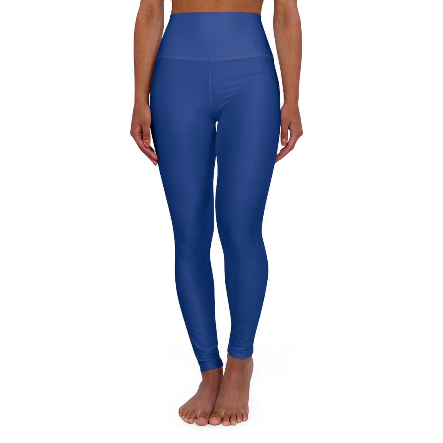 Minimalist | Color High Waisted Fitness Leggings with Cross Design - Perfect for Faith & Fitness