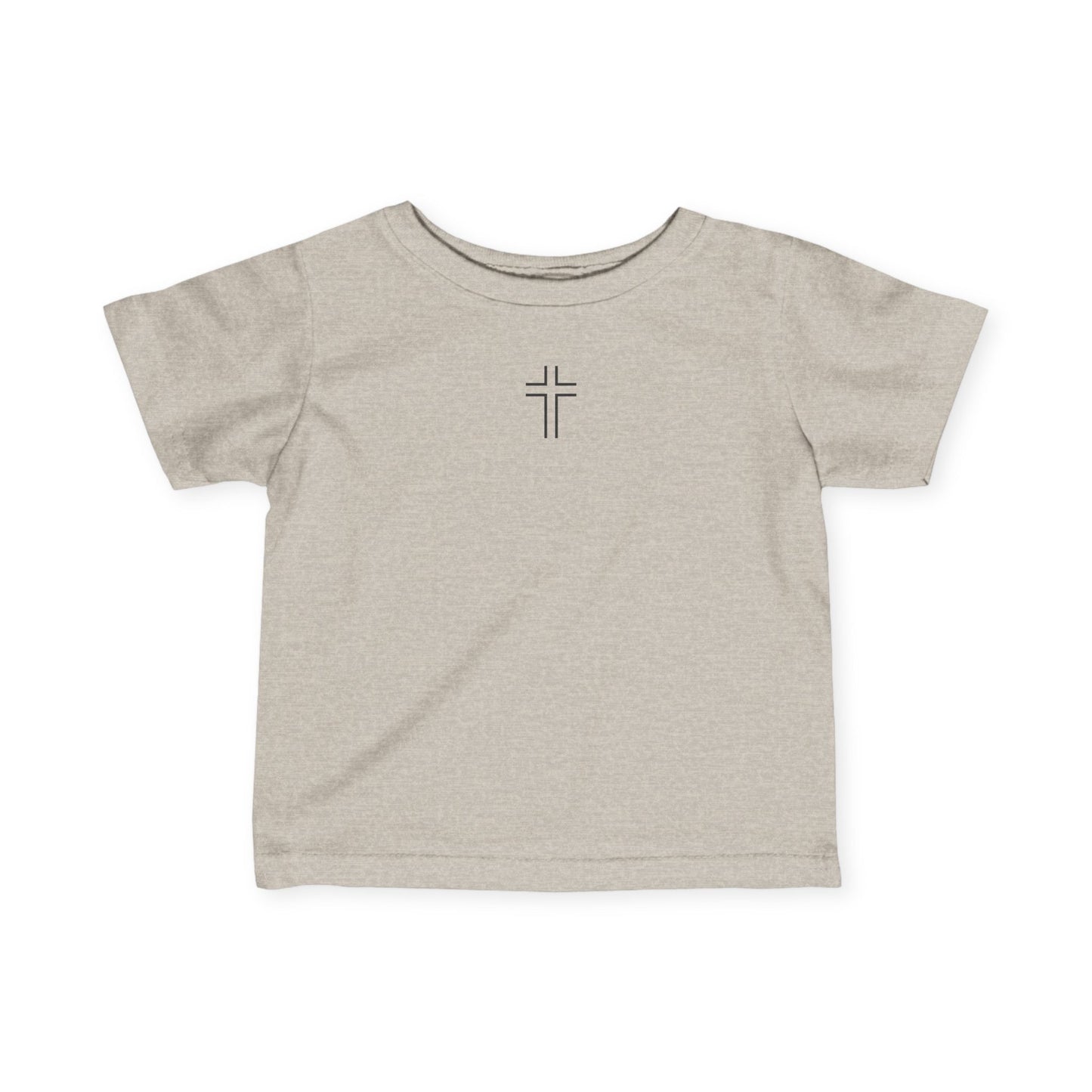 Minimalist | Unisex Infant Fine Jersey Tee with Cross Design