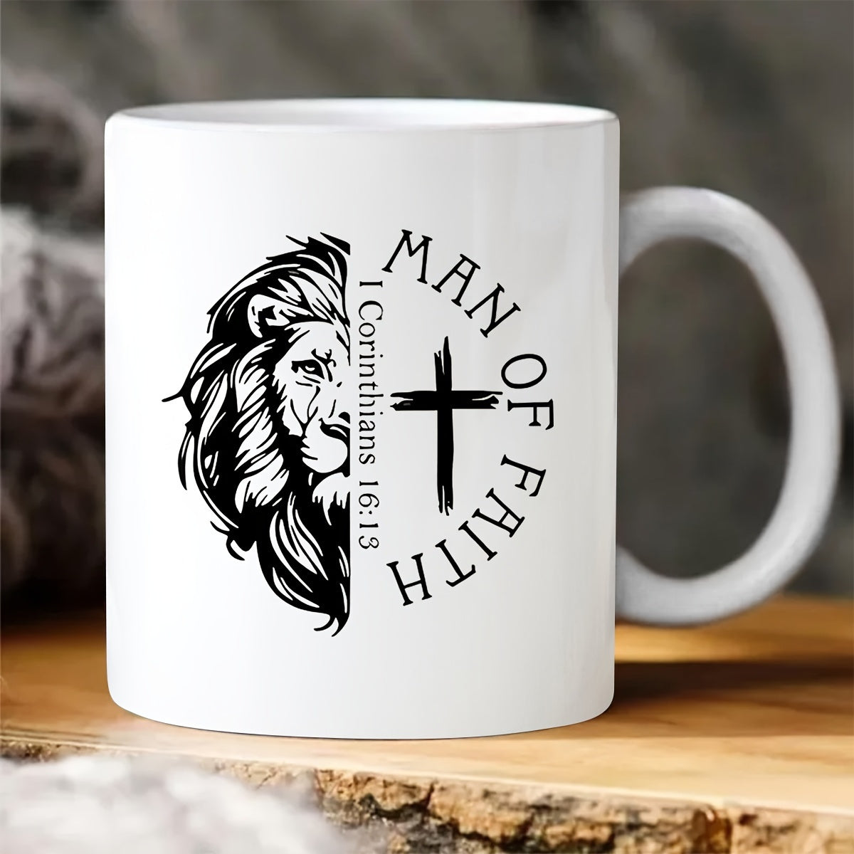 Man of Faith Scripture Mug