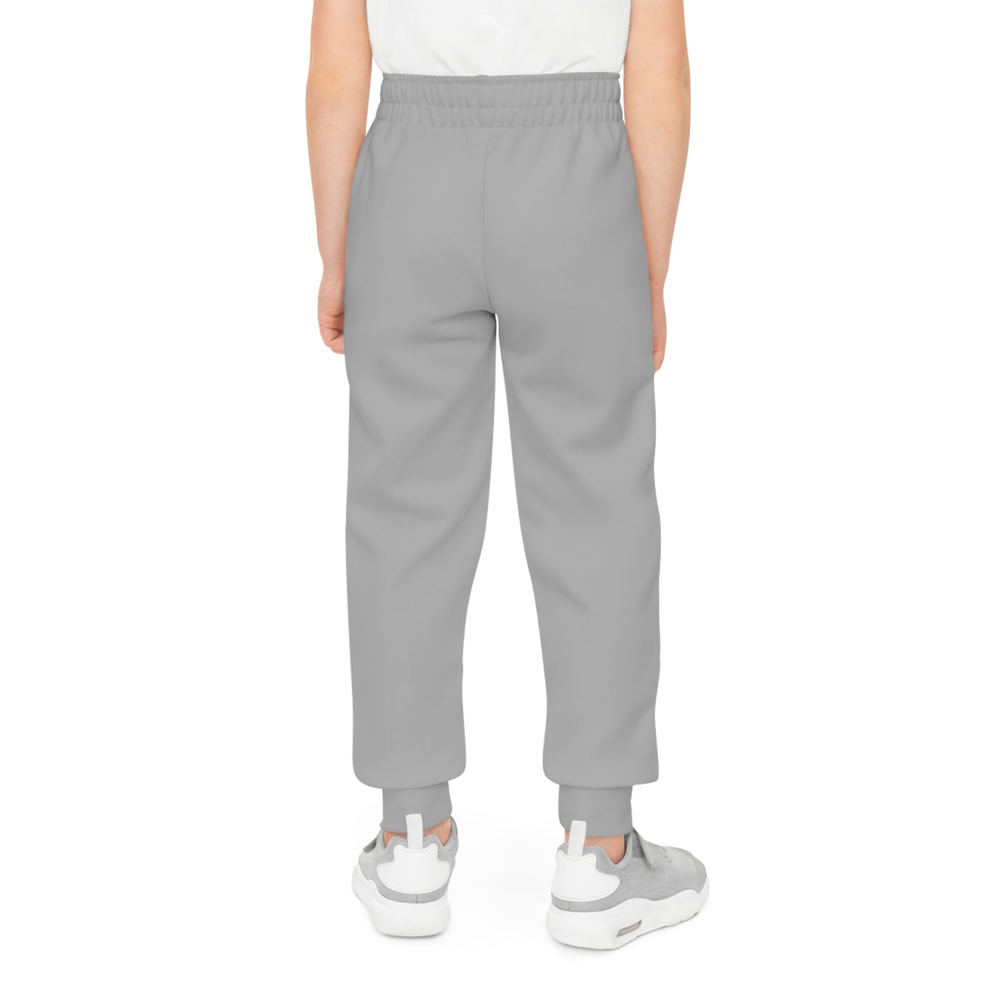 Minimalist | Muted Youth Joggers with Inspirational Cross Design - Comfortable & Stylish Activewear for Kids