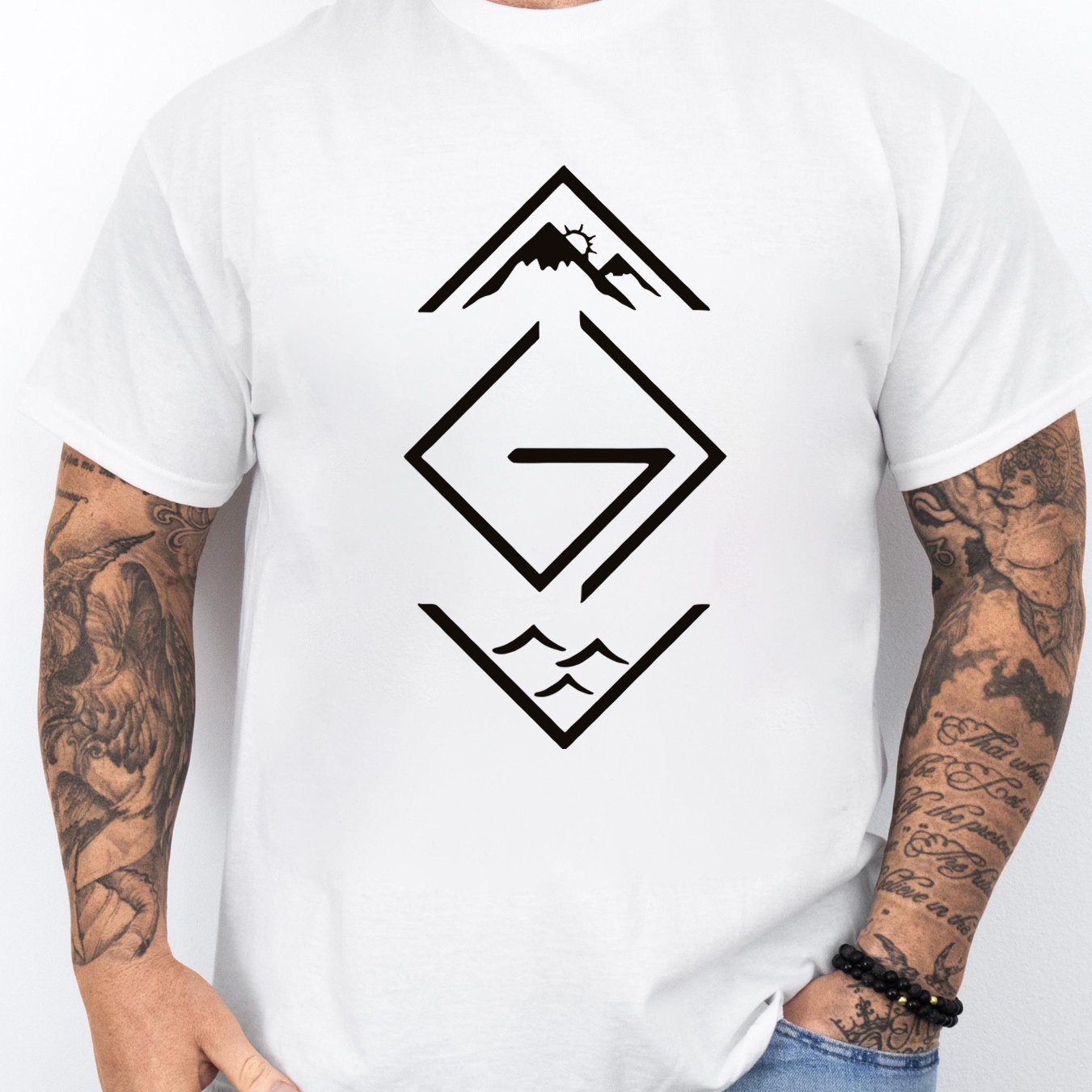 God is Greater Than the Highs and Lows Men's Graphic T-Shirt
