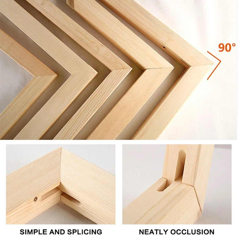 Solid Wood Canvas Frame/ Stretcher Bars DIY Kit