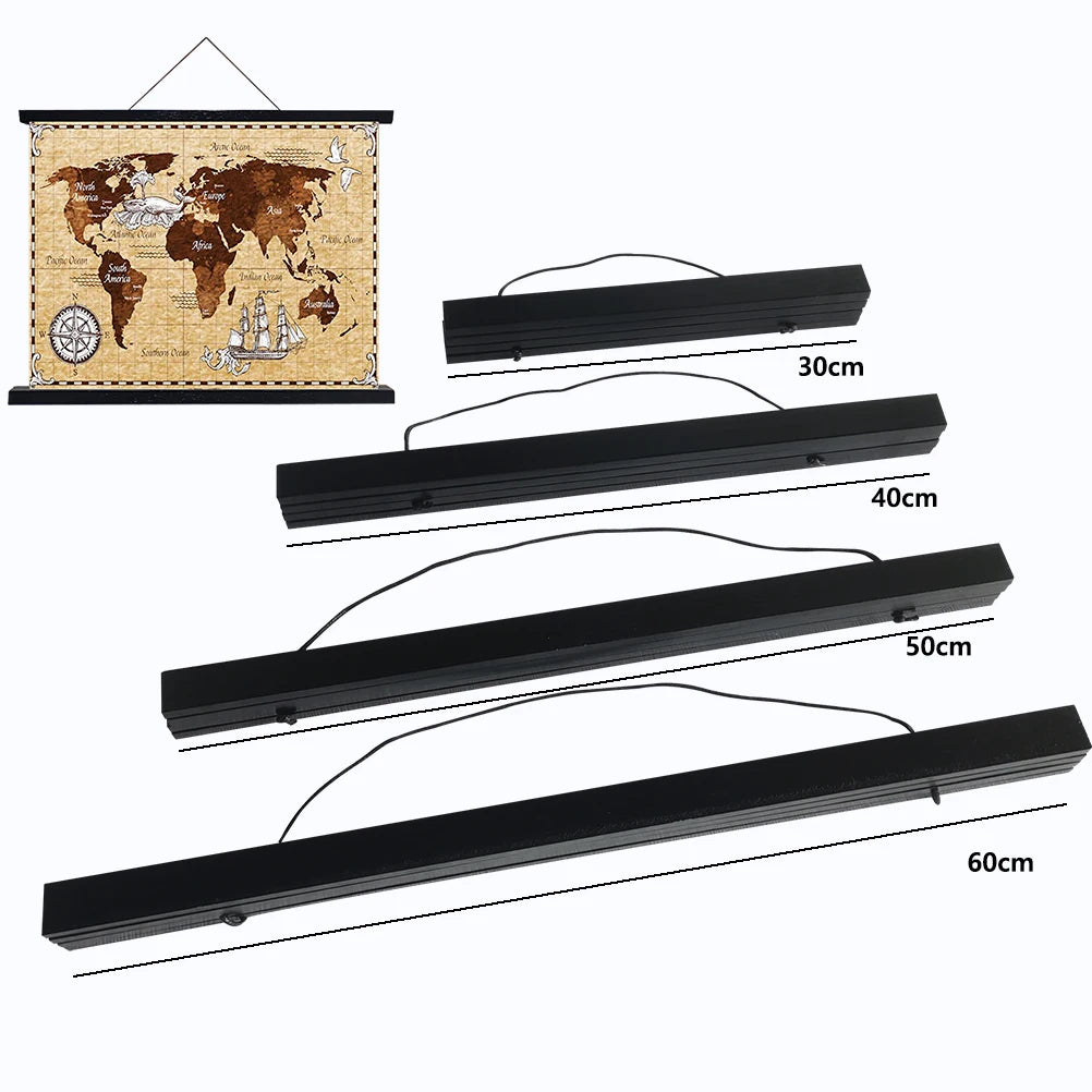 Wooden Magnetic DIY Poster Hanging Kit