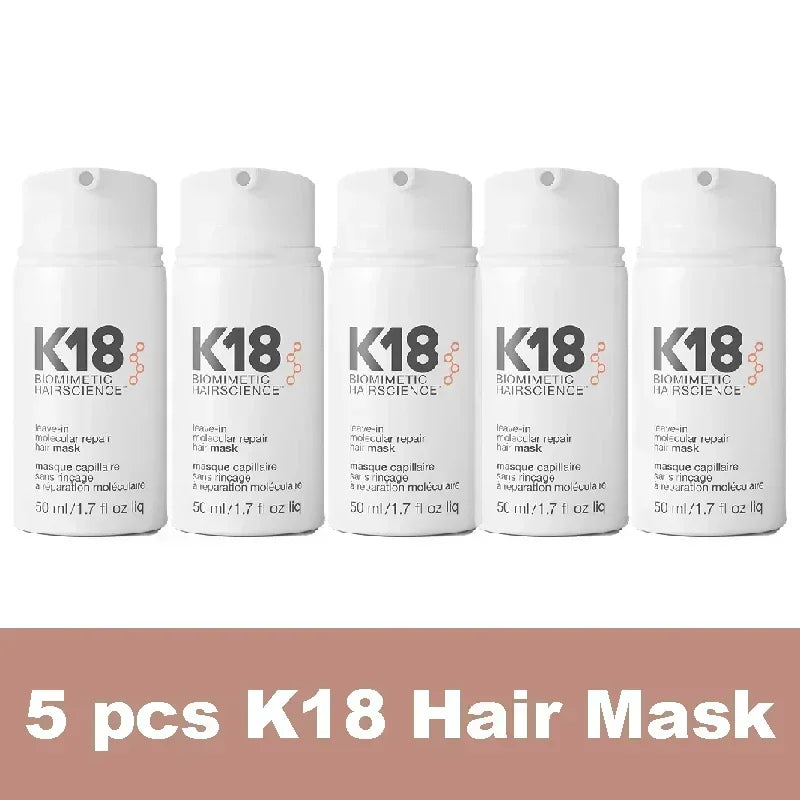 150ml K18 Leave-In Molecular Hair Mask Original Repair Molecular Hair Care Damaged Dry Frizzy 4 Minutes Treatment Moisturize