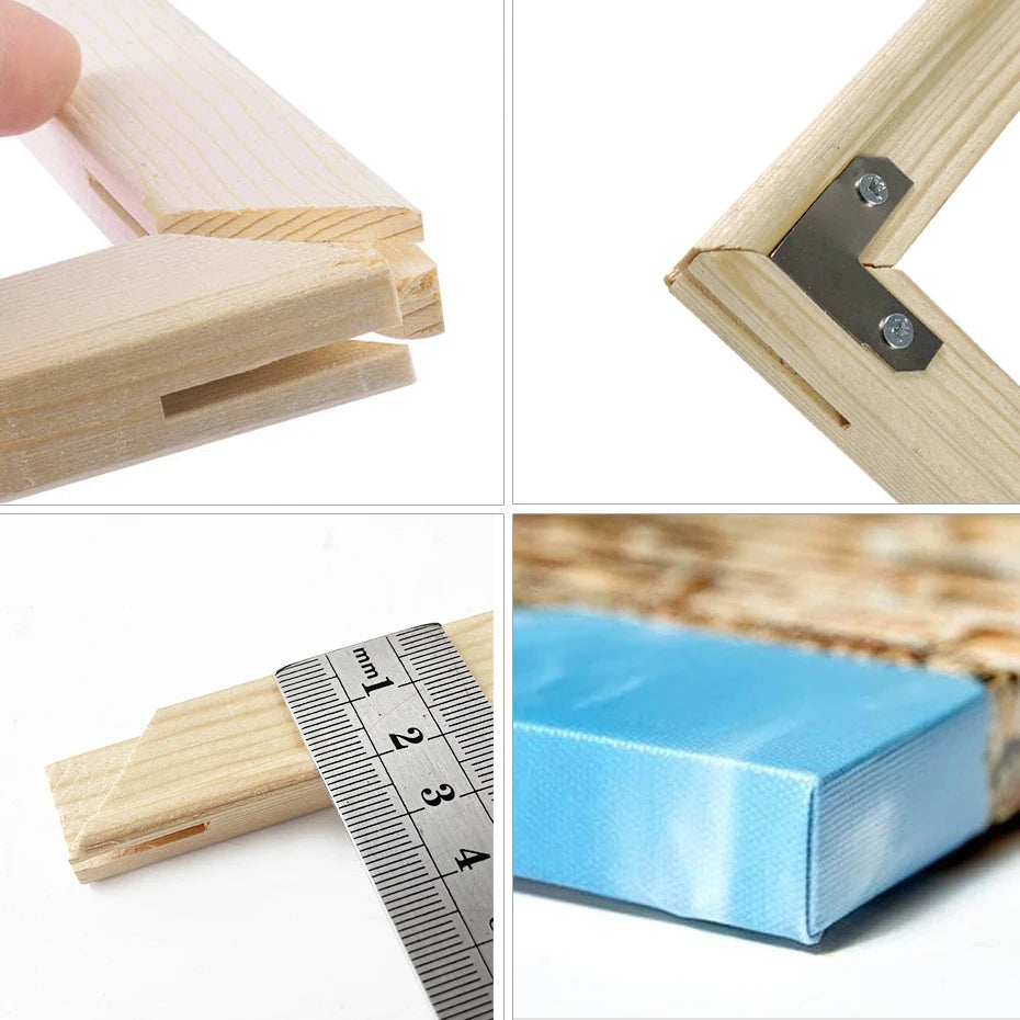 Solid Wood Canvas Frame/ Stretcher Bars DIY Kit