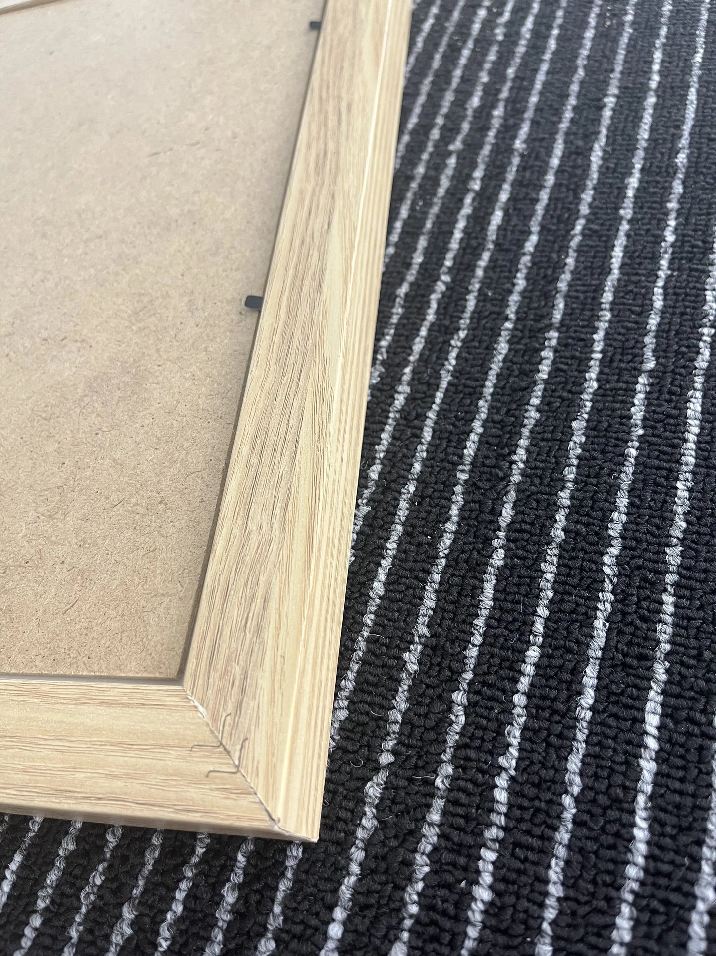 Wooden Wall Mount Frame With Mat and plexiglass.