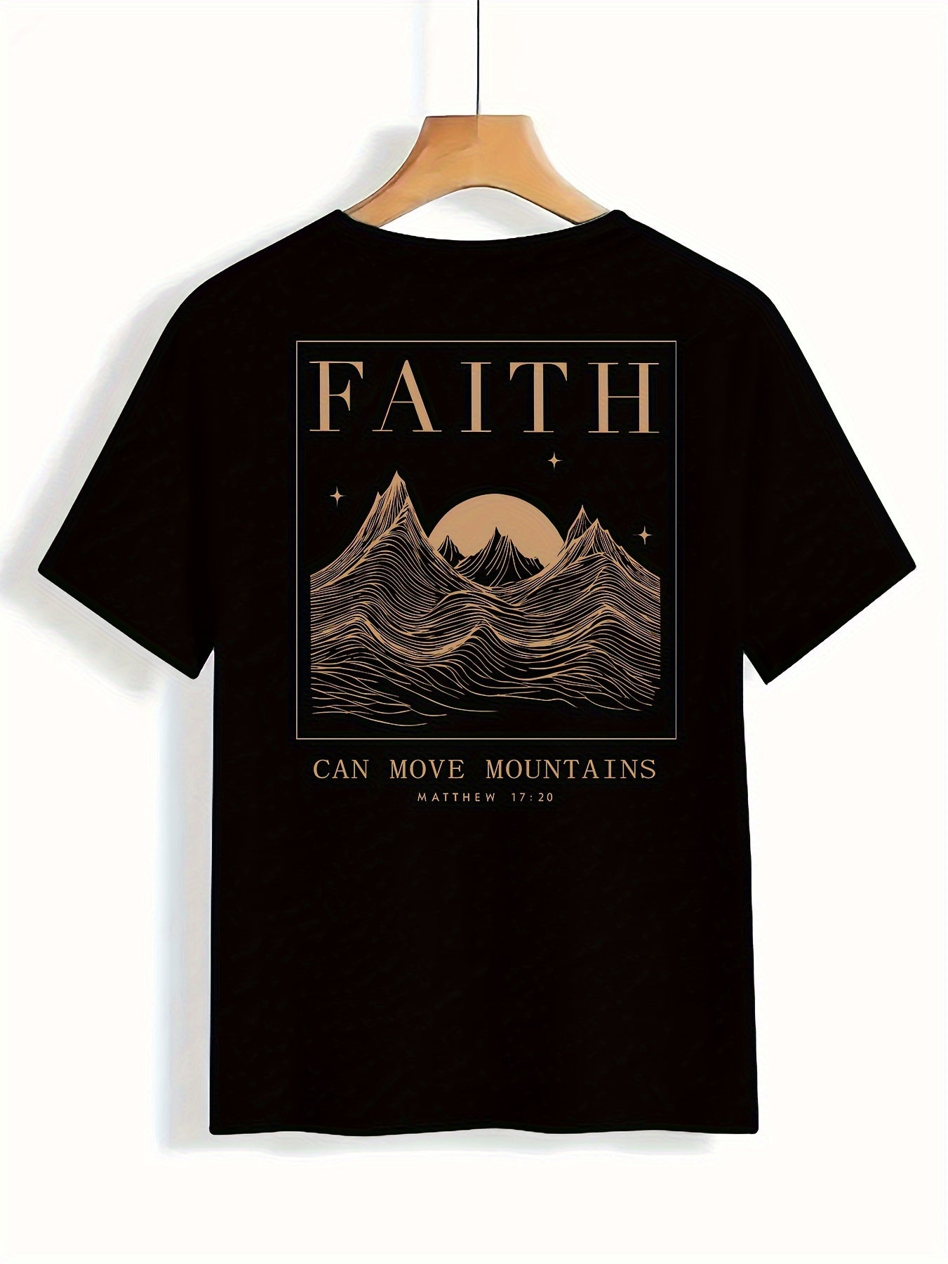 Faith Can Move Mountains Women's Graphic T-Shirt