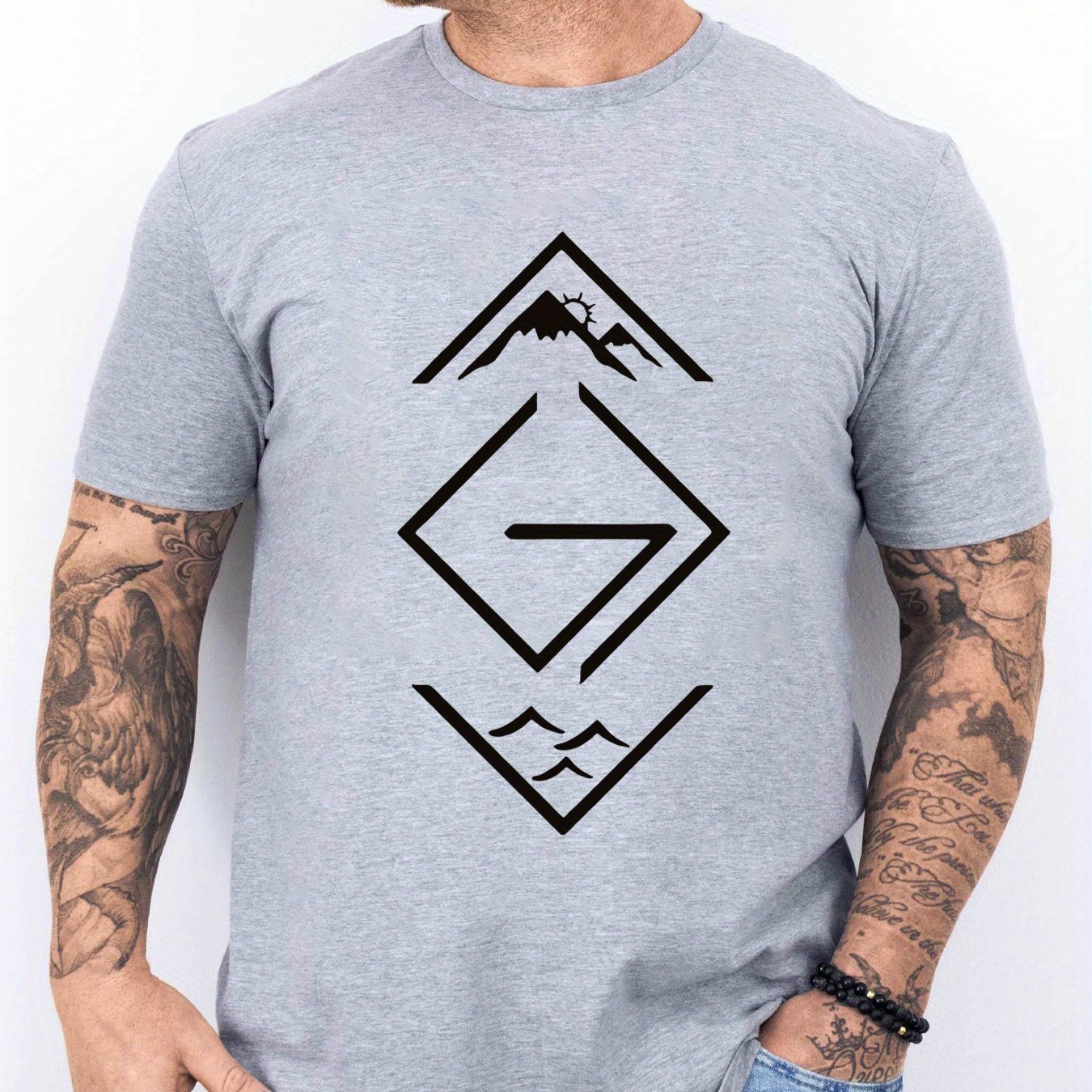 God is Greater Than the Highs and Lows Men's Graphic T-Shirt