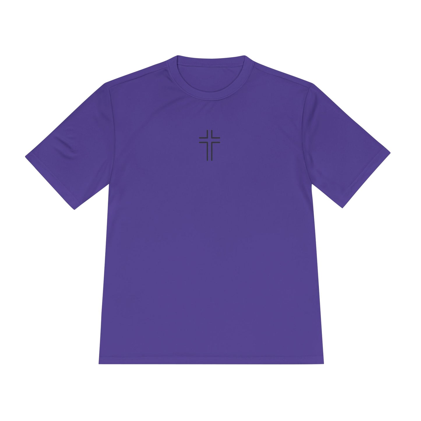 Minimalist | Unisex Moisture Wicking Tee with Cross Design