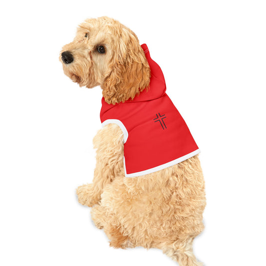 Minimalist | Pet Hoodie with Cross Design