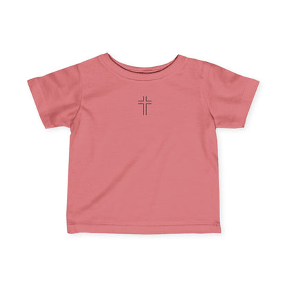 Minimalist | Unisex Infant Fine Jersey Tee with Cross Design