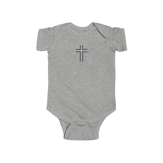 Minimalist | Cross Design Infant Bodysuit