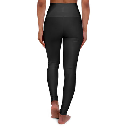 Minimalist | Muted High Waisted Fitness Leggings with Cross Design - Perfect for Faith & Fitness
