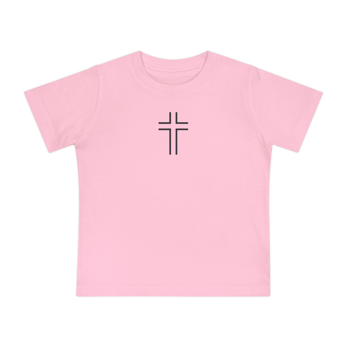 Minimalist | Baby Short Sleeve T-Shirt with Cross Design