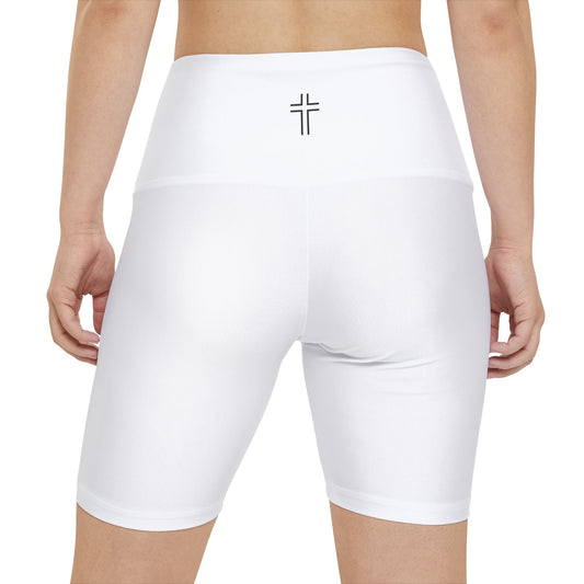 Minimalist | Women's Workout Shorts with Cross Design