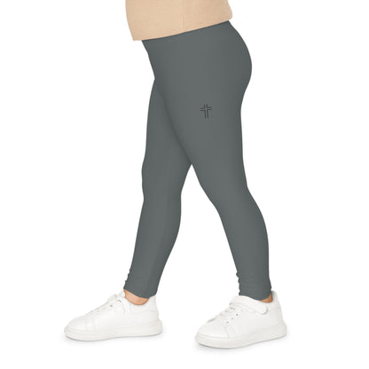 Minimalist | Color Comfortable Girls Leggings with Cross Design
