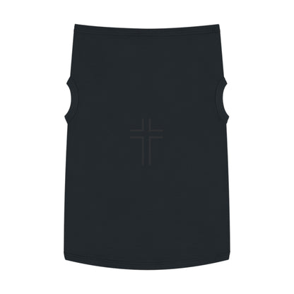 Minimalist | Pet Tank Top with Cross Design