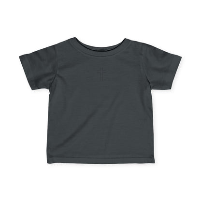 Minimalist | Unisex Infant Fine Jersey Tee with Cross Design