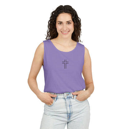 Minimalist | Unisex Cross Design Tank Top