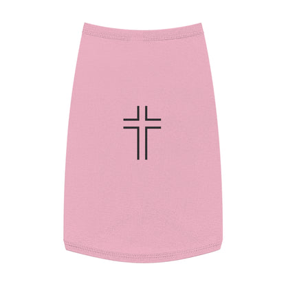 Minimalist | Pet Tank Top with Cross Design
