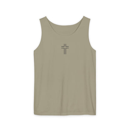 Minimalist | Unisex Cross Design Tank Top