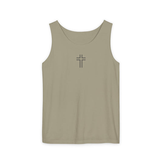Minimalist | Unisex Cross Design Tank Top