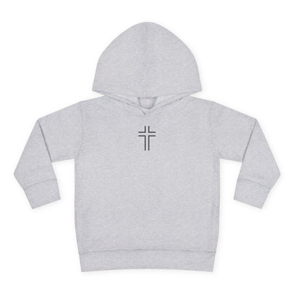 Minimalist | Toddler Fleece Hoodie with Cross Design
