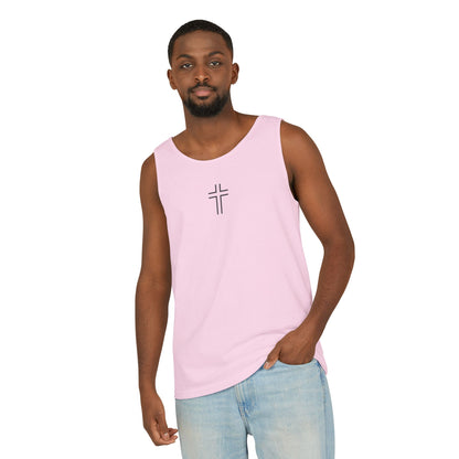 Minimalist | Unisex Cross Design Tank Top