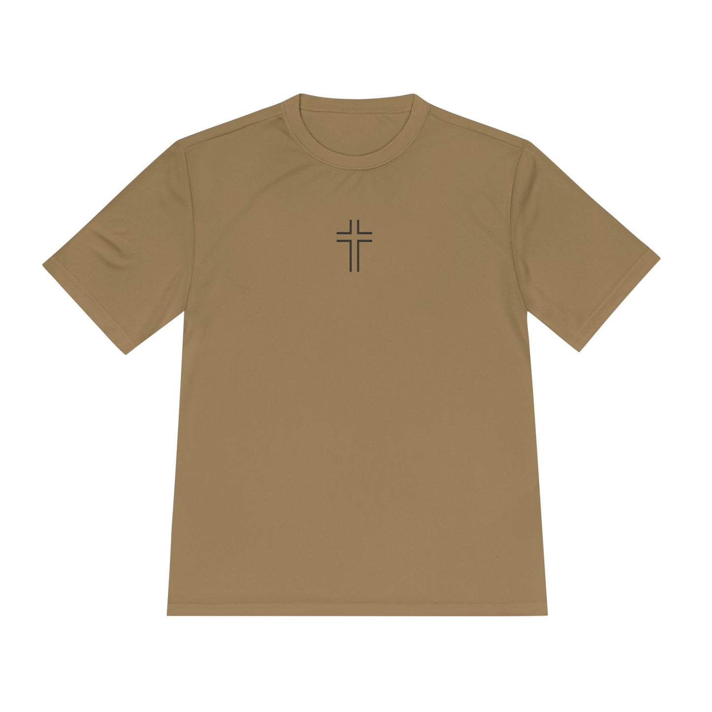 Minimalist | Unisex Moisture Wicking Tee with Cross Design