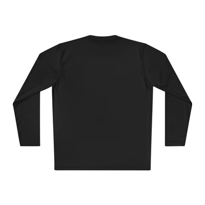 Minimalist | Unisex Long Sleeve Moisture Wicking Tee with Cross Design