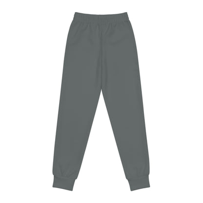 Minimalist | Muted Youth Joggers with Inspirational Cross Design - Comfortable & Stylish Activewear for Kids
