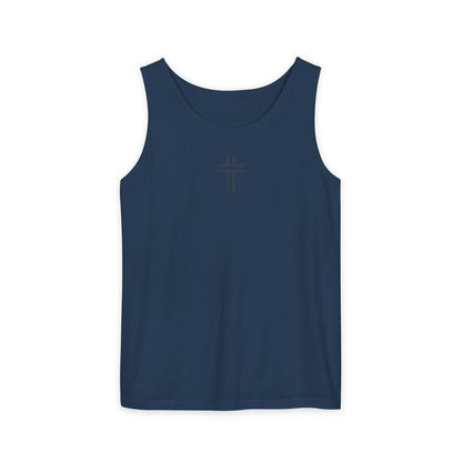 Minimalist | Unisex Cross Design Tank Top