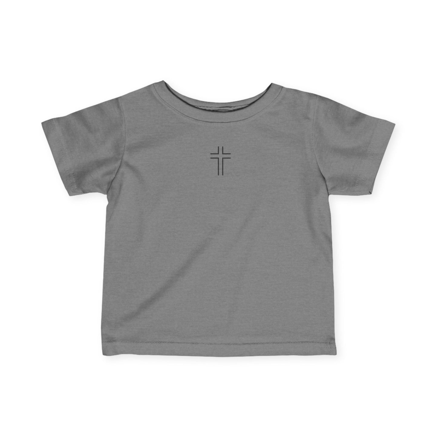 Minimalist | Unisex Infant Fine Jersey Tee with Cross Design