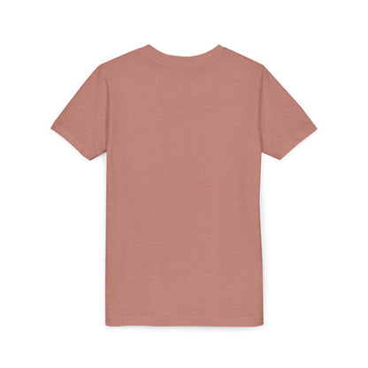 Minimalist | Youth Unisex Short Sleeve Tee with Cross Design