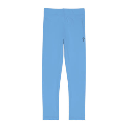 Minimalist | Color Comfortable Girls Leggings with Cross Design