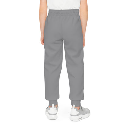 Minimalist | Muted Youth Joggers with Inspirational Cross Design - Comfortable & Stylish Activewear for Kids
