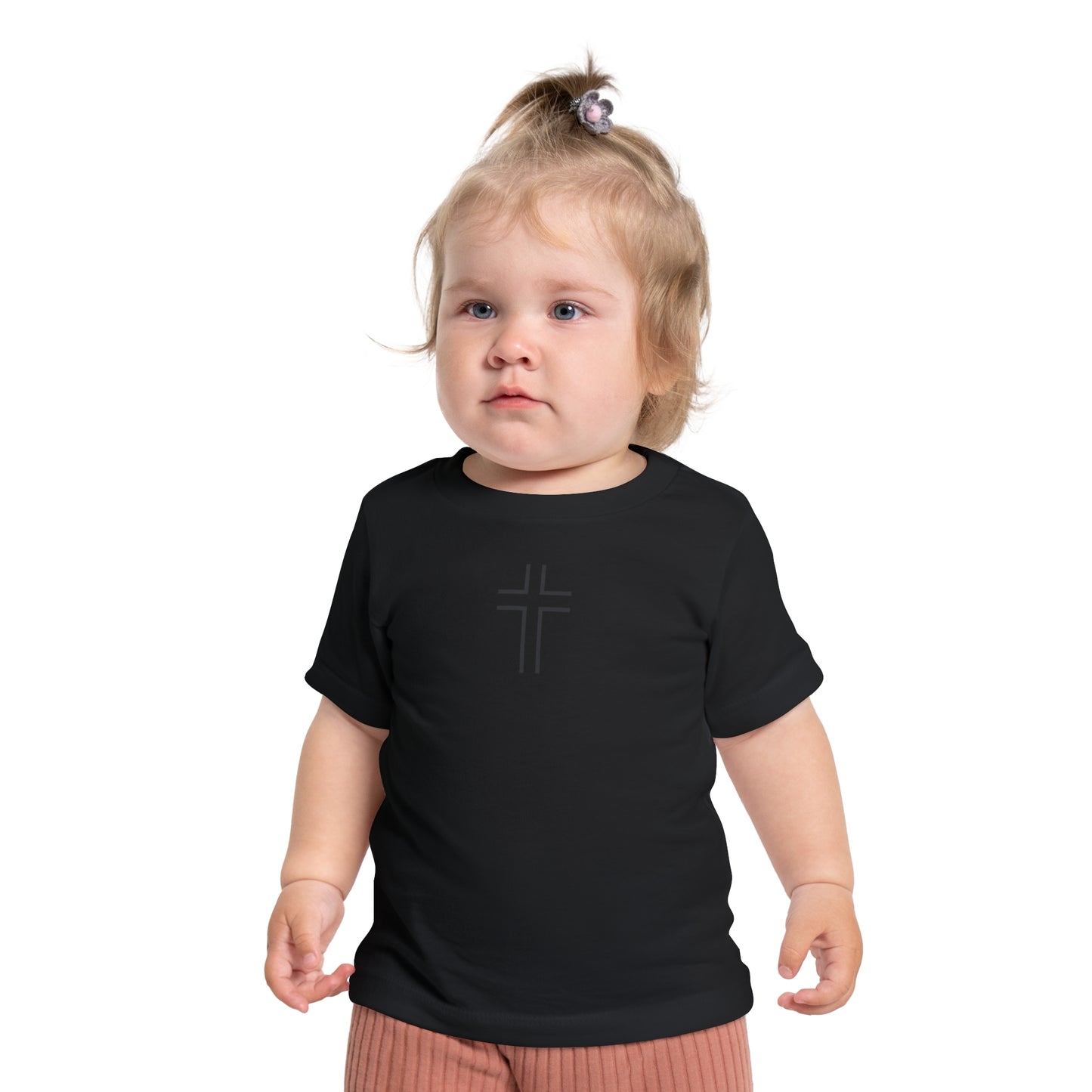 Minimalist | Baby Short Sleeve T-Shirt with Cross Design