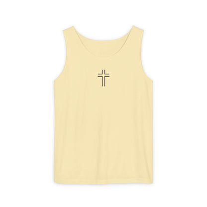 Minimalist | Unisex Cross Design Tank Top