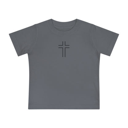 Minimalist | Baby Short Sleeve T-Shirt with Cross Design