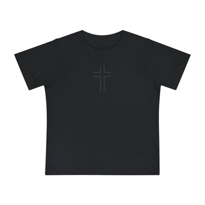 Minimalist | Baby Short Sleeve T-Shirt with Cross Design