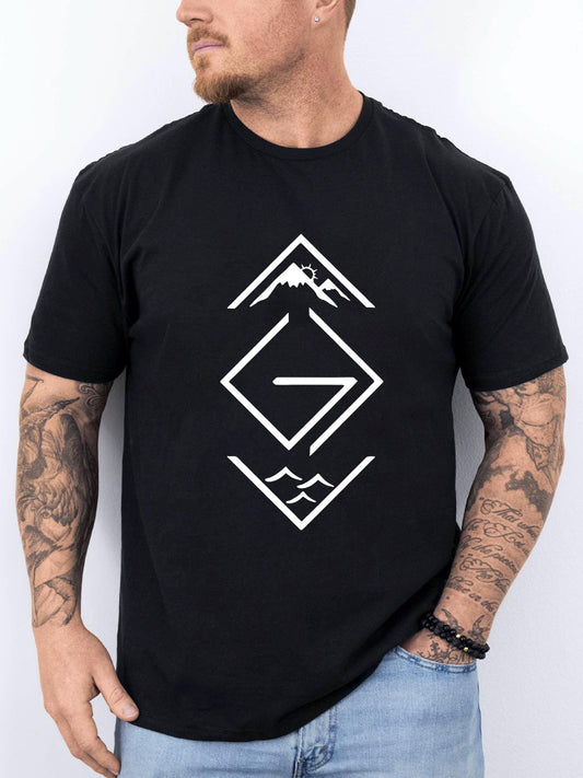 God is Greater Than the Highs and Lows Men's Graphic T-Shirt