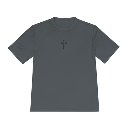 Minimalist | Unisex Moisture Wicking Tee with Cross Design