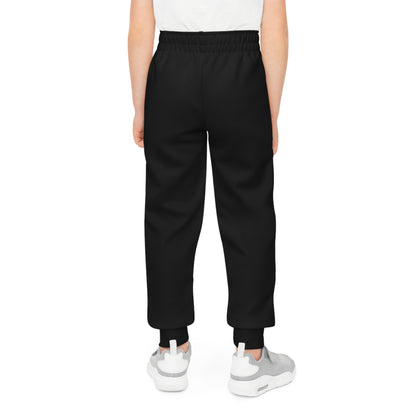 Minimalist | Muted Youth Joggers with Inspirational Cross Design - Comfortable & Stylish Activewear for Kids