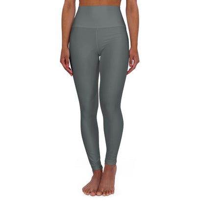 Minimalist | Muted High Waisted Fitness Leggings with Cross Design - Perfect for Faith & Fitness