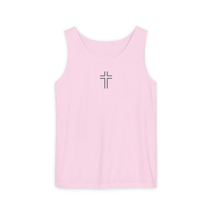 Minimalist | Unisex Cross Design Tank Top
